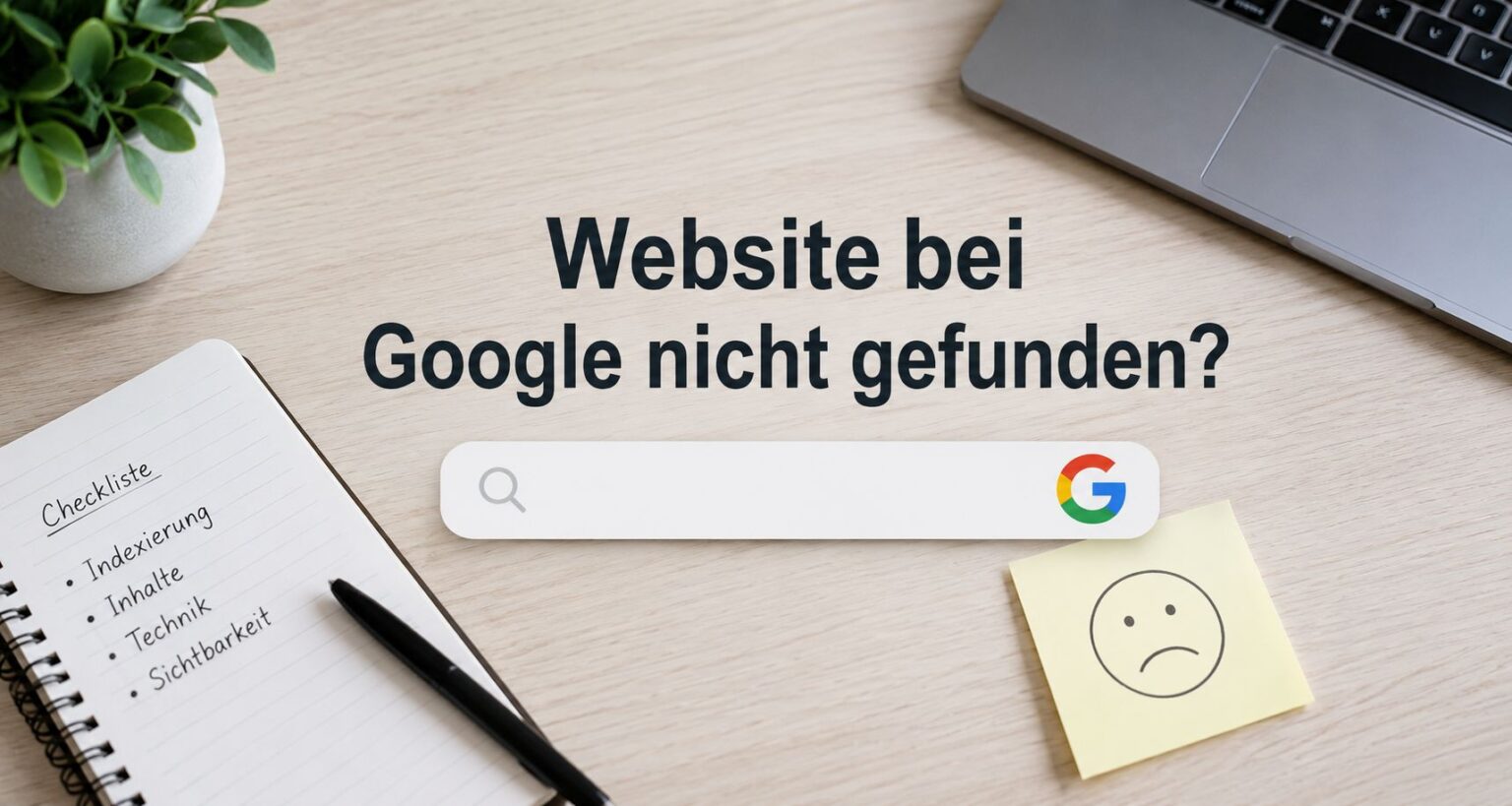 Beitrgasbild_Warum wird meine Website bei Google nicht gefunden